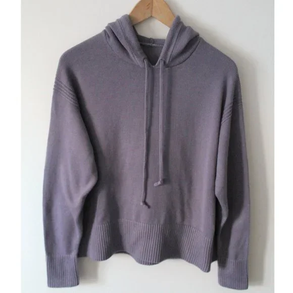 Lululemon Double Knit Sweater Hoodie / Size M/L / Dusky Lavender Cashlu - Picture 6 of 12